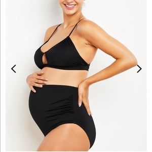 High Waisted Maternity Bikini Swimsuit